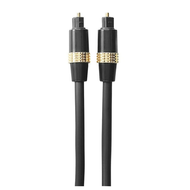 12 feet Auvio Optical Audio Toslink Cable 12 feet Auvio Optical Audio Toslink Cable